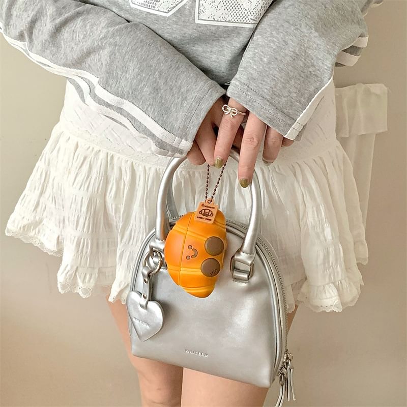 Croissant Apple AirPods / Pro Earphone Case Skin with Charm