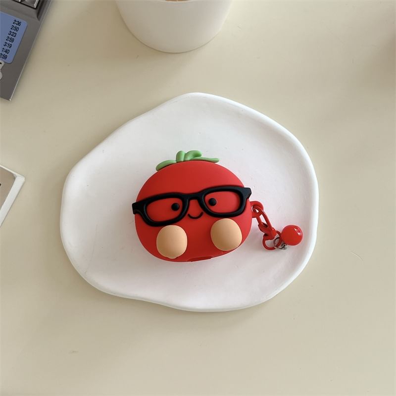 Tomato Apple AirPods / Pro Earphone Case Skin / Charm / Set