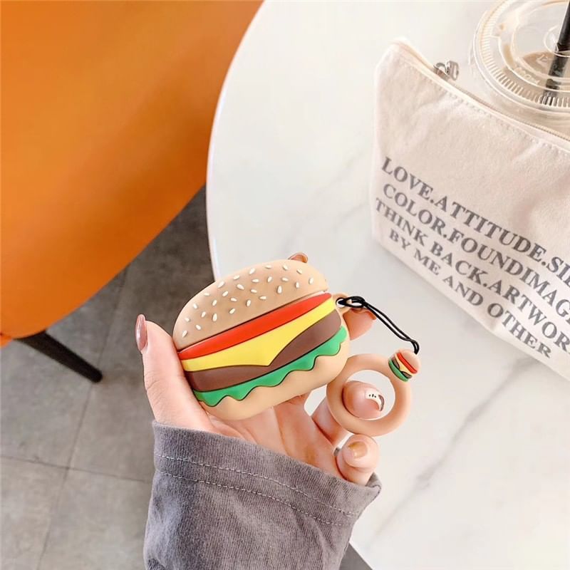 Burger Apple AirPods / Pro Earphone Case Skin