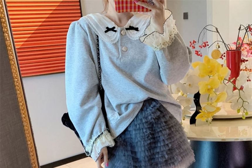 Elastic Waist Plain Sheer Mini Skirt