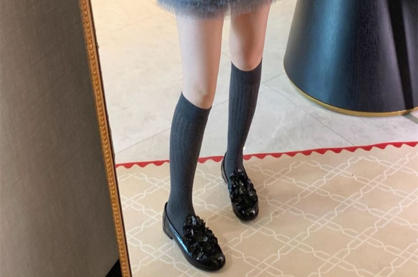 Elastic Waist Plain Sheer Mini Skirt