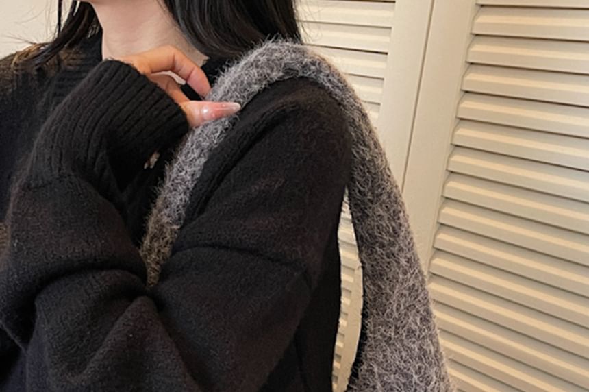 Fuzzy Shoulder Bag