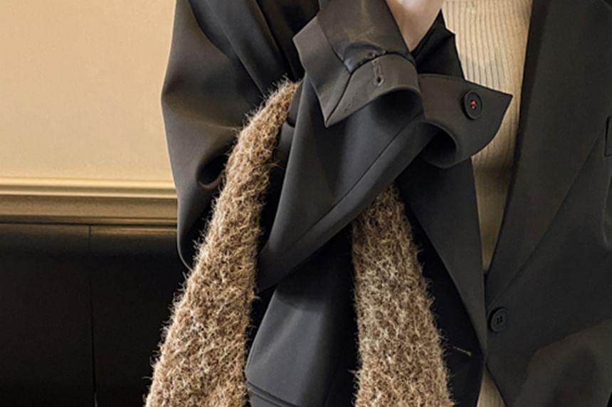 Fuzzy Shoulder Bag