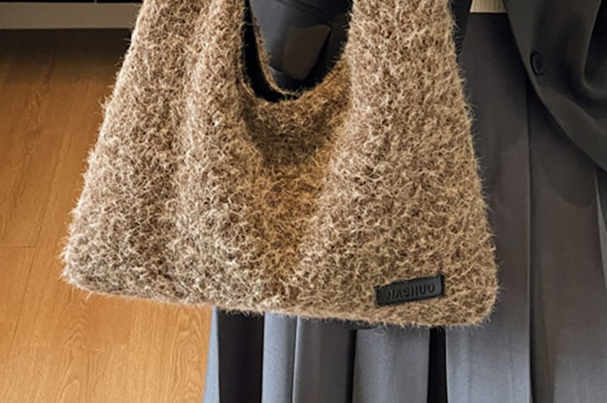Fuzzy Shoulder Bag