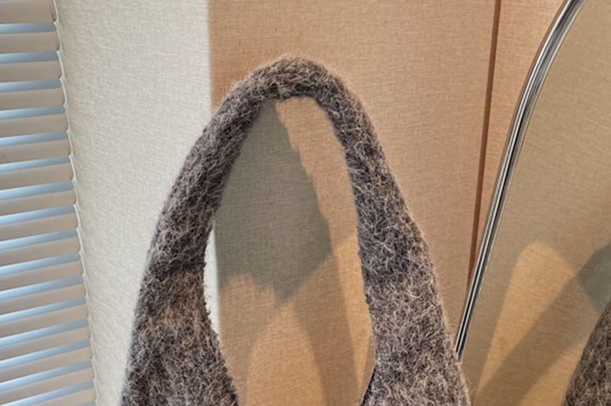 Fuzzy Shoulder Bag