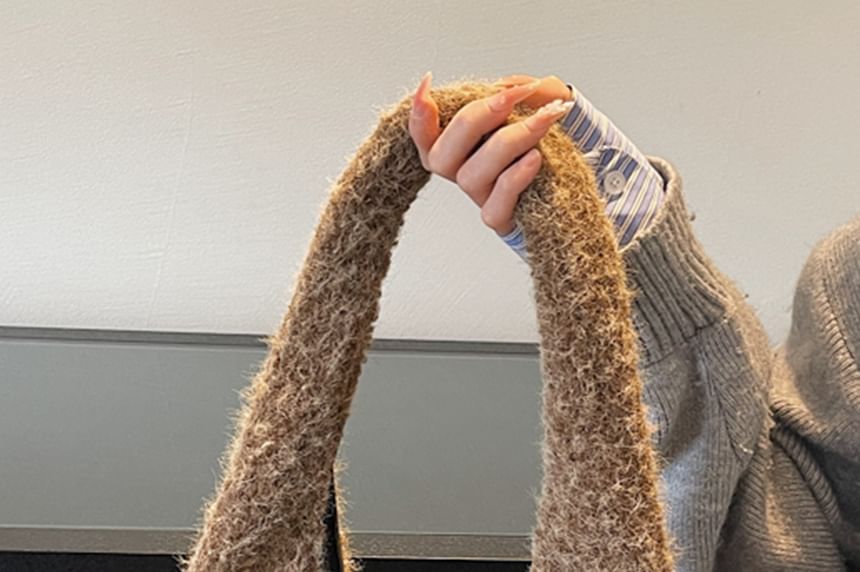 Fuzzy Shoulder Bag