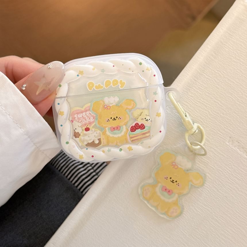 Dessert Dog Apple AirPods / Pro Earphone Case Skin with Charm