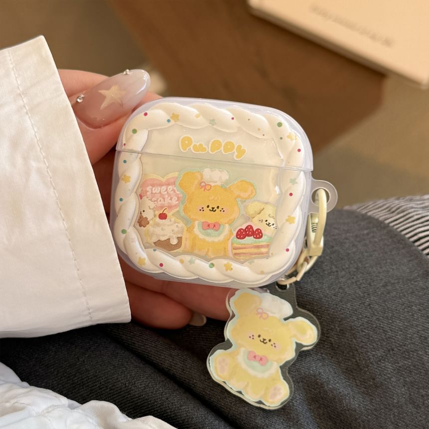 Dessert Dog Apple AirPods / Pro Earphone Case Skin with Charm