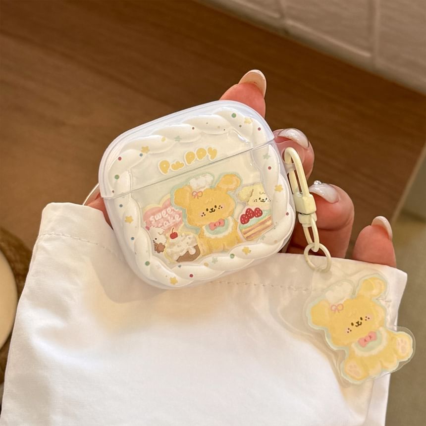 Dessert Dog Apple AirPods / Pro Earphone Case Skin with Charm