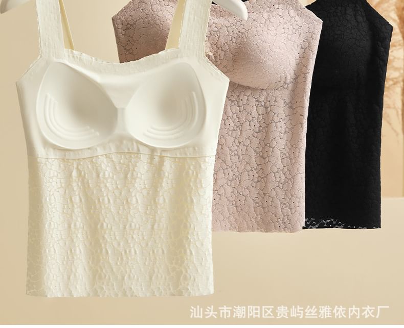 Solid Thermal Tank Top with V-Neckline, Warm Insulated Camisole