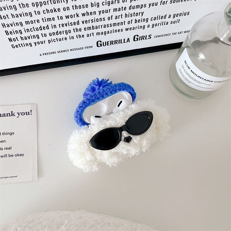 Beanie Dog Chenille Apple AirPods / Pro Earphone Case Skin