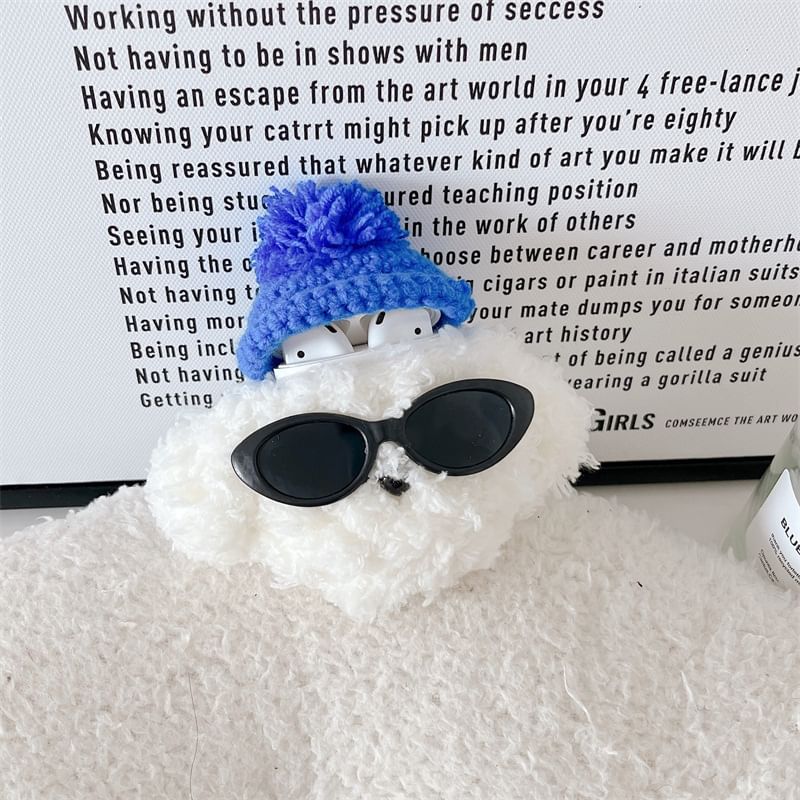 Beanie Dog Chenille Apple AirPods / Pro Earphone Case Skin