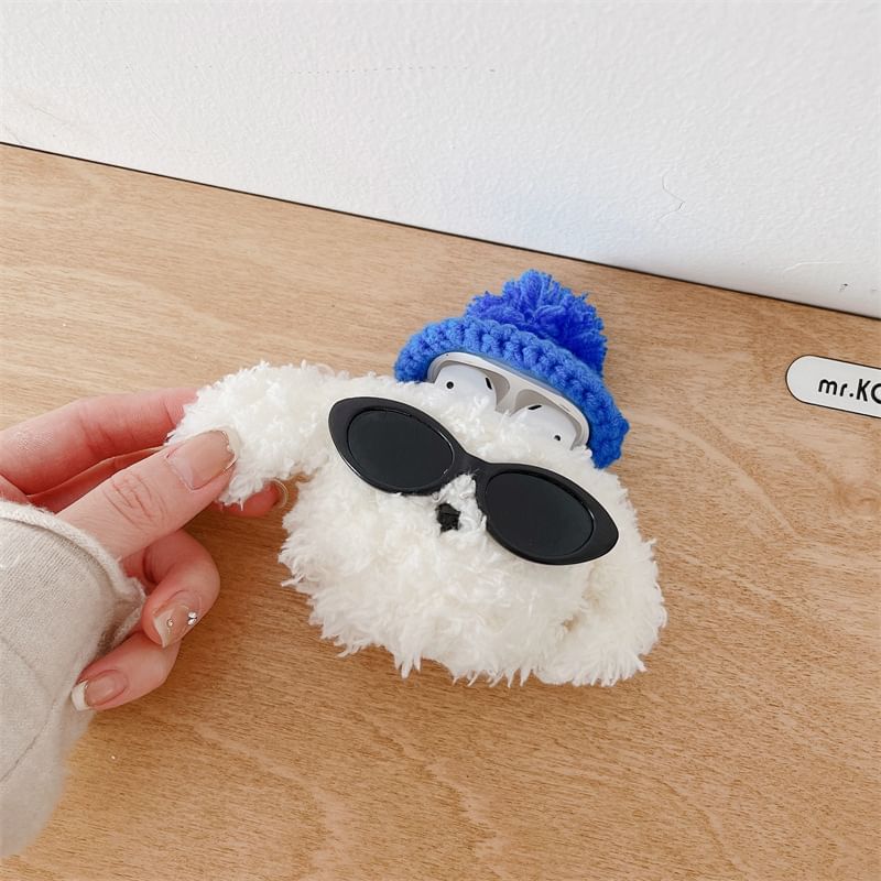 Beanie Dog Chenille Apple AirPods / Pro Earphone Case Skin