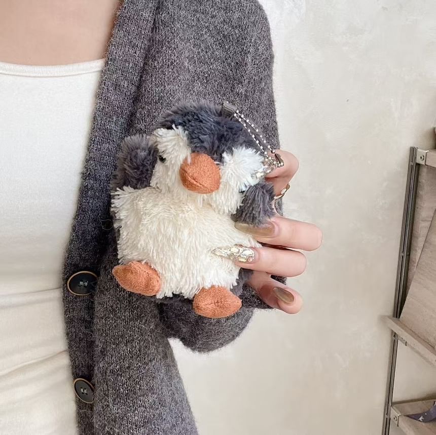 Penguin Chenille Apple AirPods / Pro Earphone Case Skin