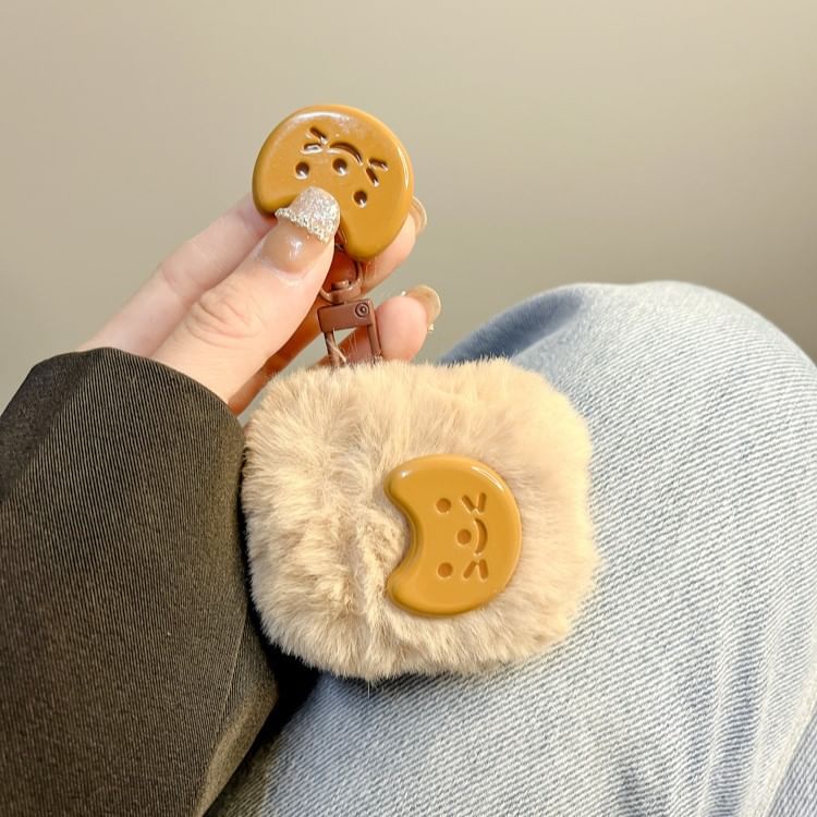 Cat / Fish Chenille Apple AirPods / Pro Earphone Case Skin with Charm