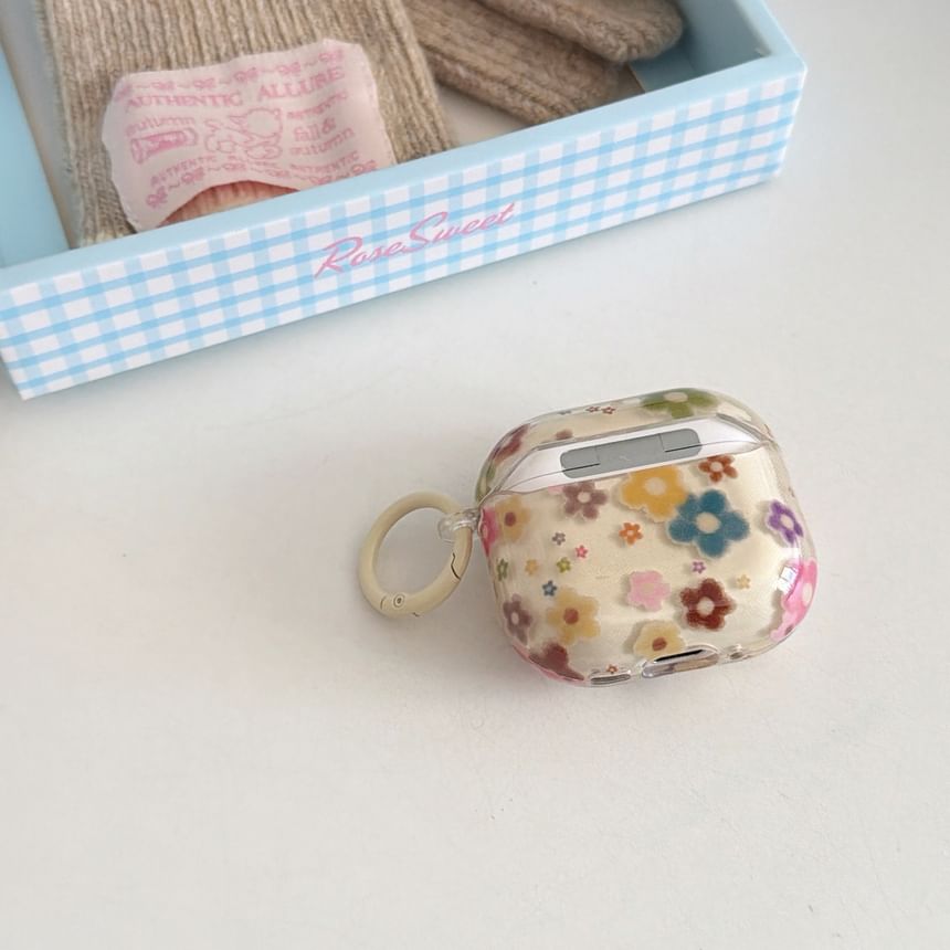 Floral Apple AirPods / Pro Earphone Case Skin