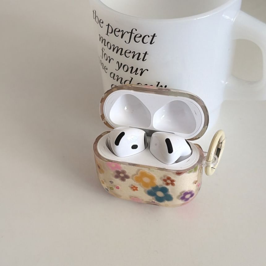 Floral Apple AirPods / Pro Earphone Case Skin