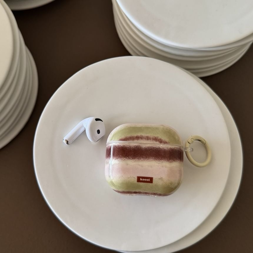 Striped Apple AirPods / Pro Earphone Case Skin