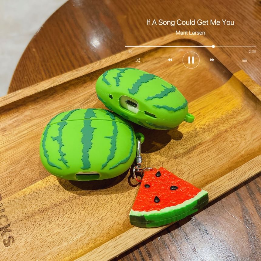 Watermelon Apple AirPods / Pro Earphone Case Skin / Strap / Charm / Set
