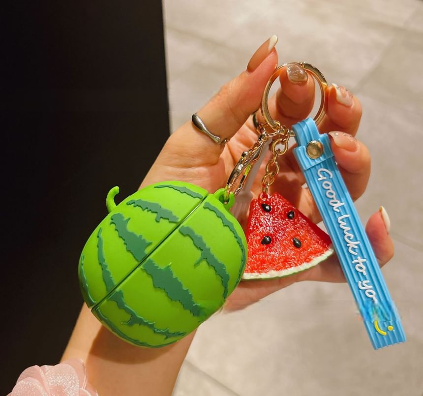 Watermelon Apple AirPods / Pro Earphone Case Skin / Strap / Charm / Set