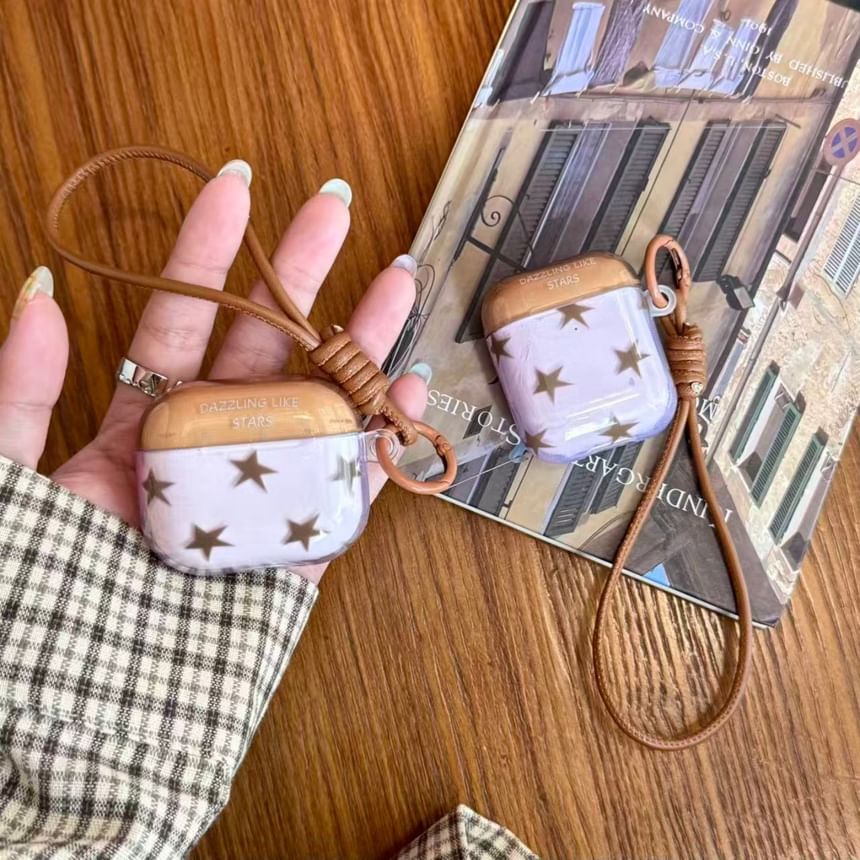 Star Apple AirPods / Pro Earphone Case Skin with Strap