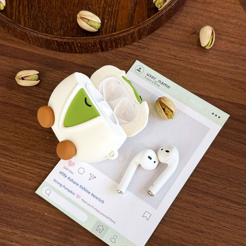Pistachio Apple AirPods / Pro Earphone Case Skin / Strap / Set