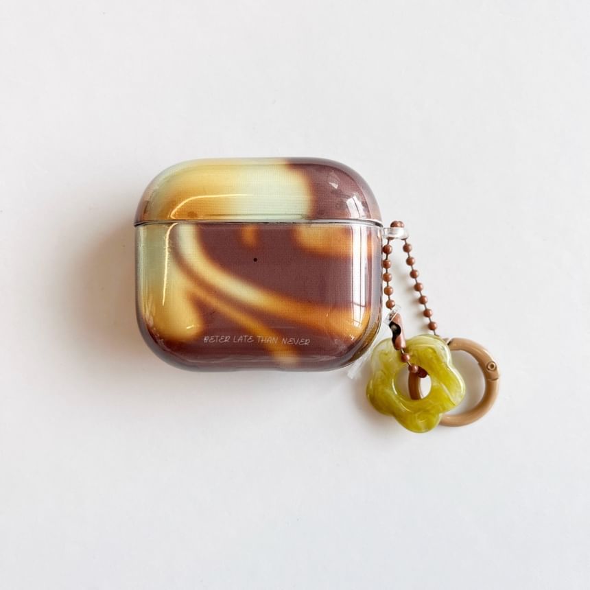 Print Apple AirPods / Pro Earphone Case Skin with Floral Charm