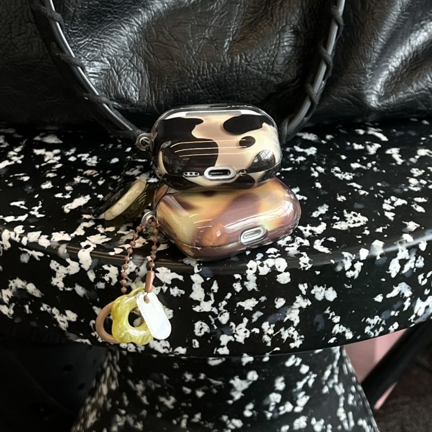 Print Apple AirPods / Pro Earphone Case Skin with Floral Charm