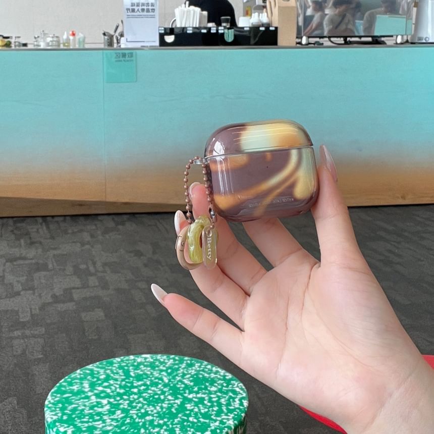 Print Apple AirPods / Pro Earphone Case Skin with Floral Charm