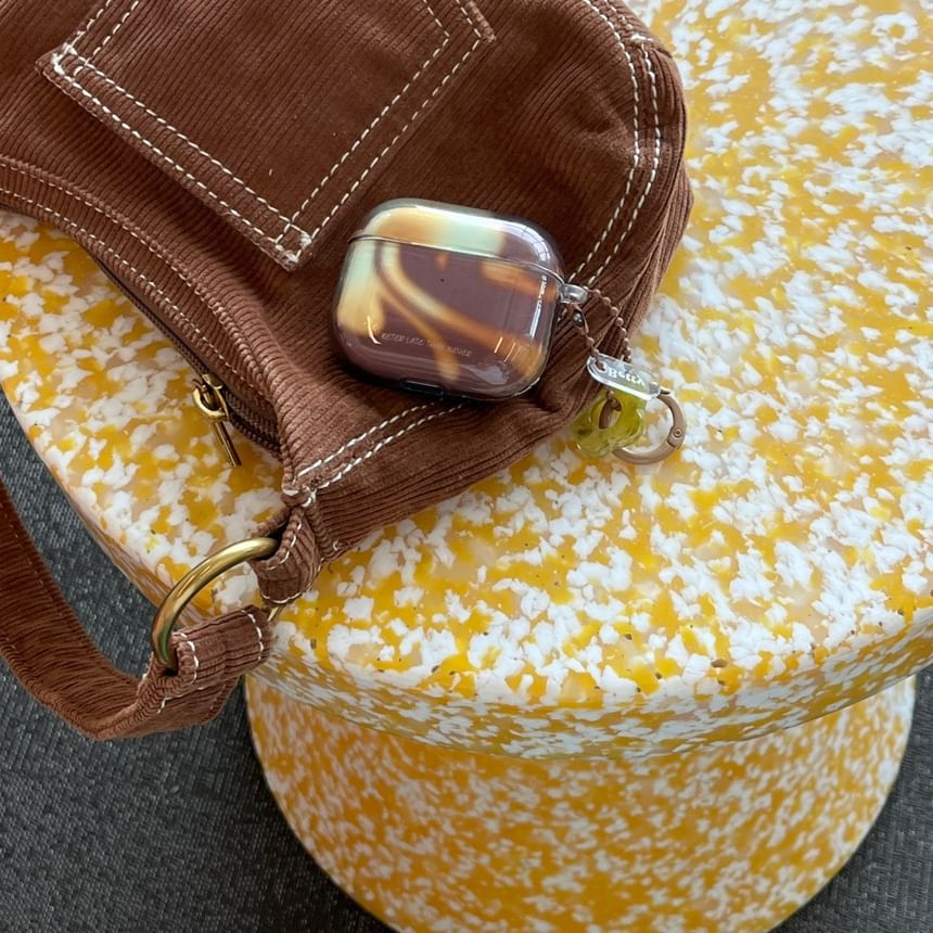 Print Apple AirPods / Pro Earphone Case Skin with Floral Charm