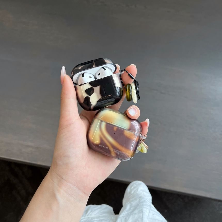 Print Apple AirPods / Pro Earphone Case Skin with Floral Charm