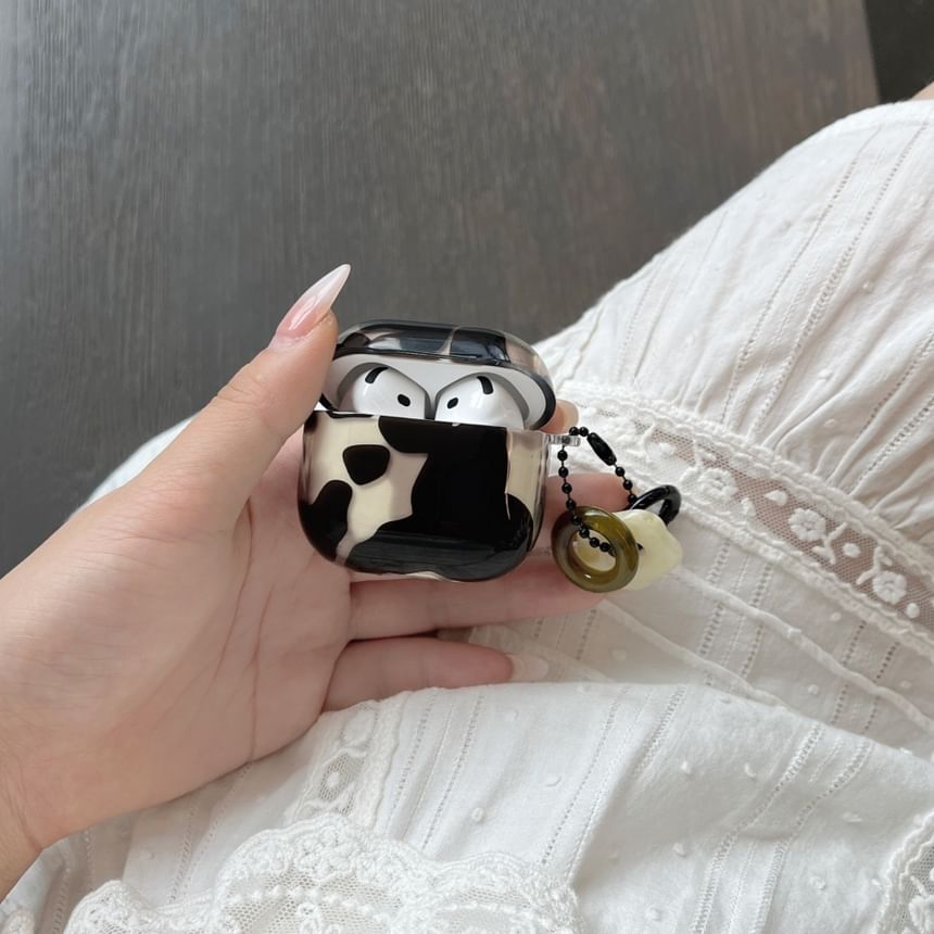 Print Apple AirPods / Pro Earphone Case Skin with Floral Charm