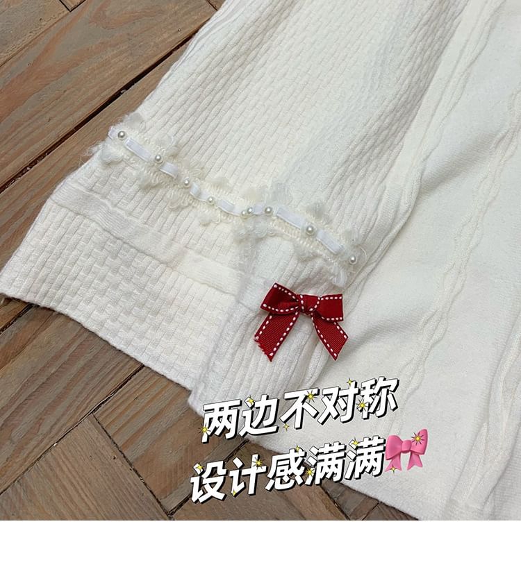 High Rise Knit Maxi A-Line Skirt