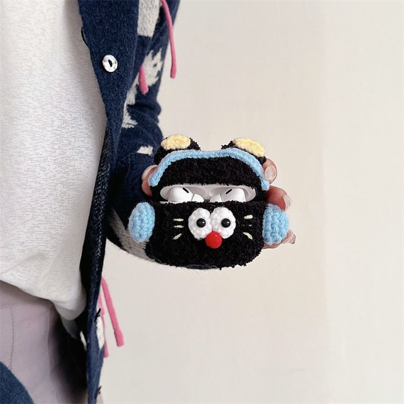 Cat Knit Apple AirPods / Pro Earphone Case Skin