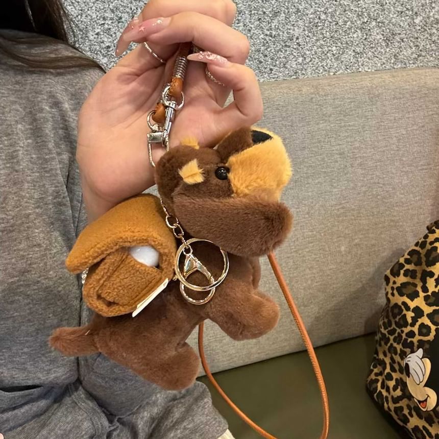 Dog Plush Apple AirPods / Pro Earphone Case Skin / Lanyard / Set