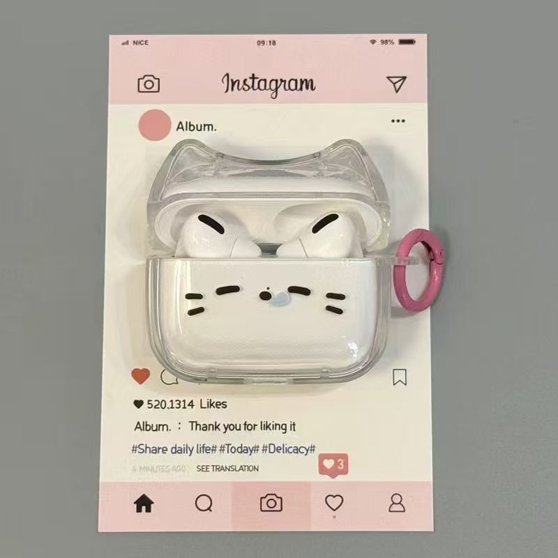 Cat Apple AirPods / Pro Earphone Case Skin