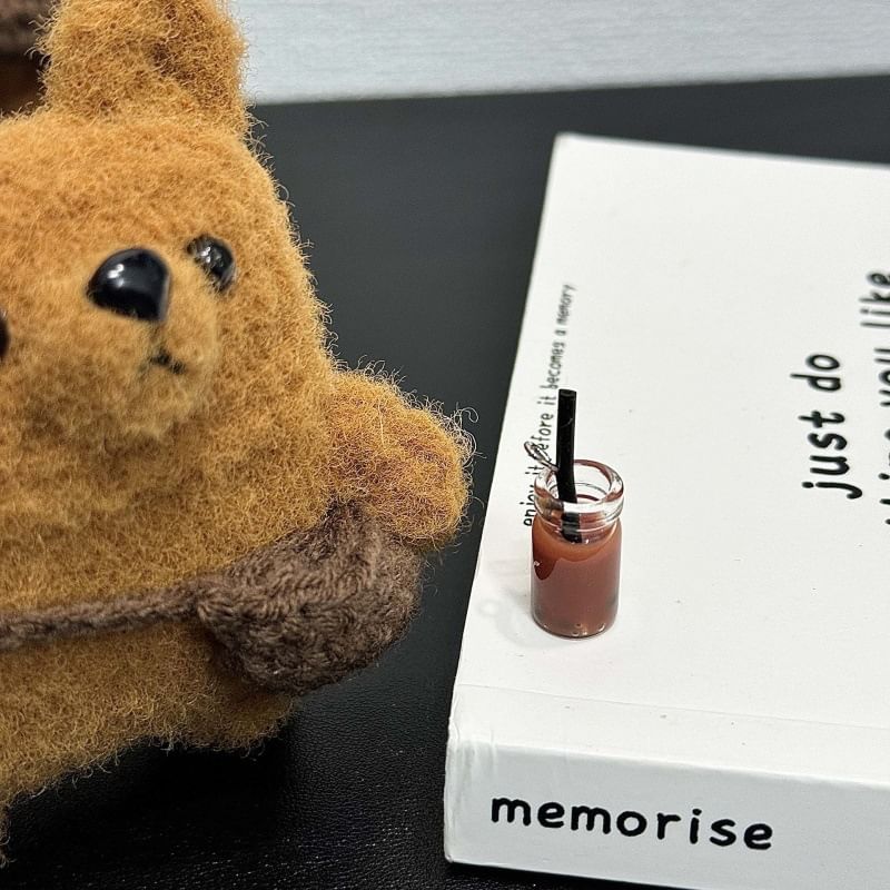 Bear Chenille Apple AirPods / Pro Earphone Case Skin