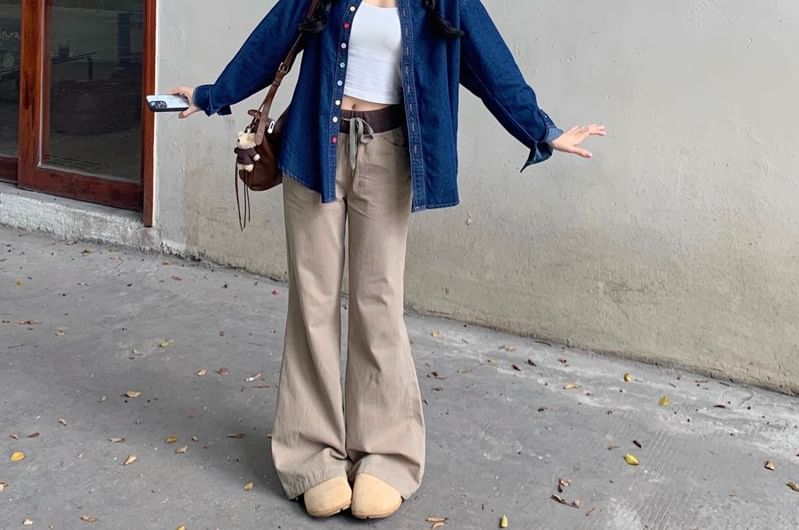 Denim Long Sleeve Classic Shirt