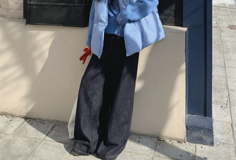 Turtleneck Sweater and Sleeveless Maxi Dress Set