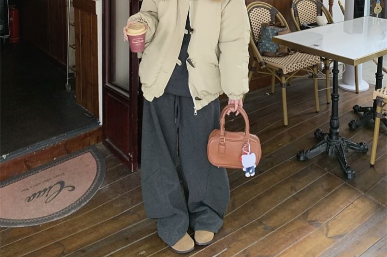 Half Zip Hoodie and Baggy Pants Set