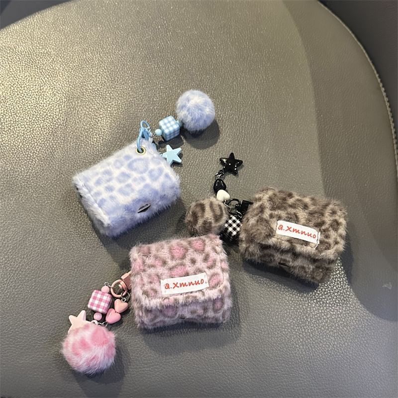 Leopard Patterned Flap Apple AirPods / Pro Earphone Case Skin