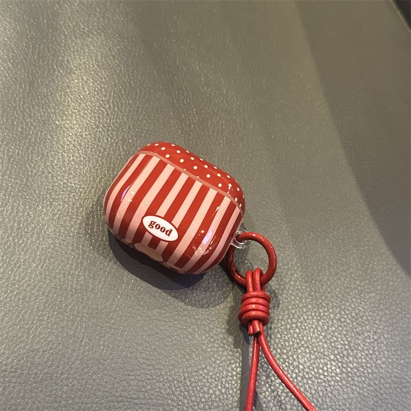 Striped Dotted Apple AirPods / Pro Earphone Case Skin