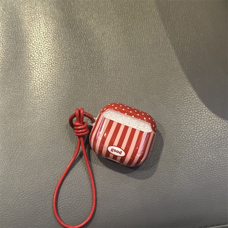 Striped Dotted Apple AirPods / Pro Earphone Case Skin