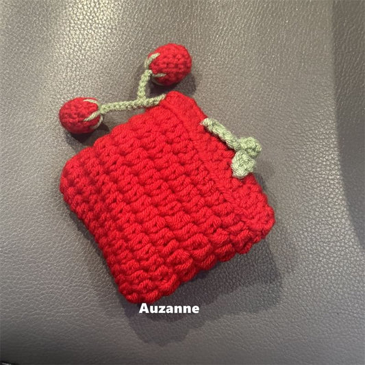 Strawberry Crochet Apple AirPods / Pro Earphone Case Skin