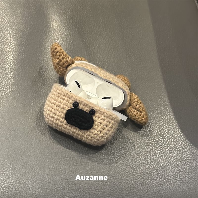 Cartoon Crochet Apple AirPods / Pro Earphone Case Skin