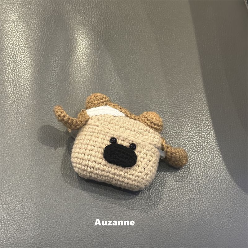 Cartoon Crochet Apple AirPods / Pro Earphone Case Skin