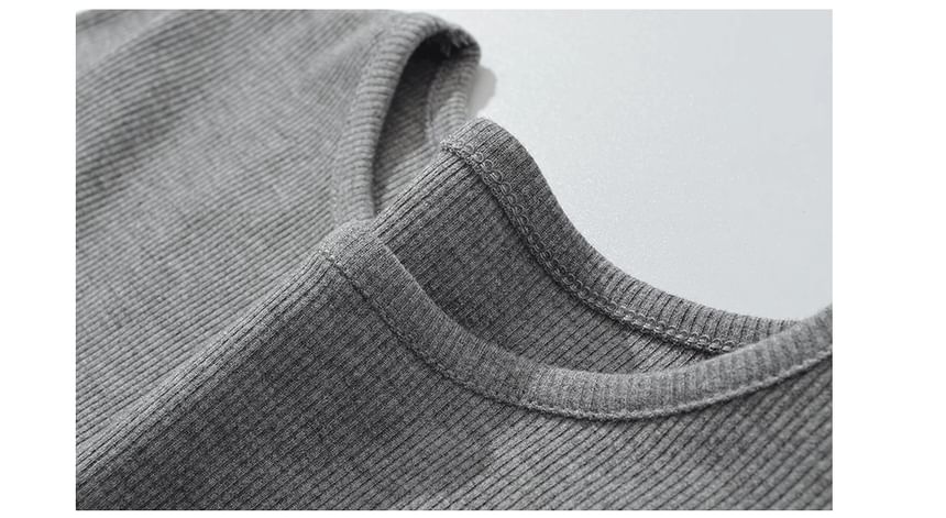 Crew Neck Long Sleeve Bodysuit Top
