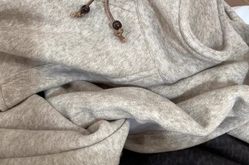 Half-Zip Stand Collar Plain Pullover