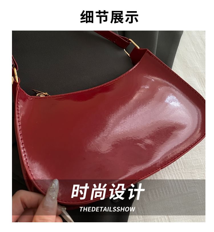 Patent Leather Shoulder Bag