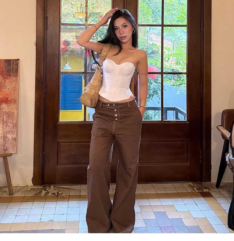 Corset Style Tube Top